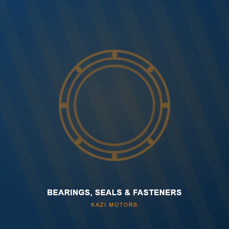 Bearings, Seals & Fasteners - heavy equipment spare parts category