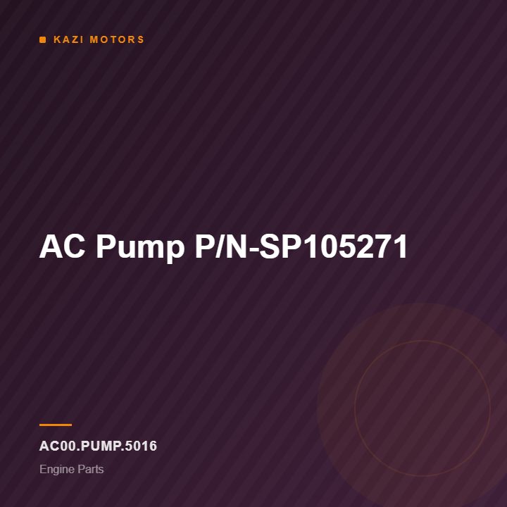 AC Pump  P/N-SP105271