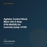 Agitator Control Block Mixer 24V E-Stop (P/N-584528) for concrete pump 1410D