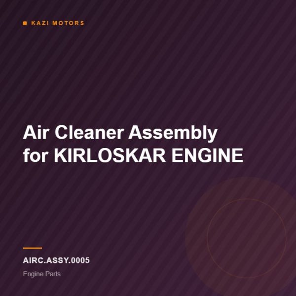 Air Cleaner Assembly for KIRLOSKAR ENGINE