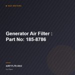 Generator Air Filter : Part No: 185-8786