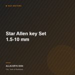 Star Allen key Set 1.5-10 mm