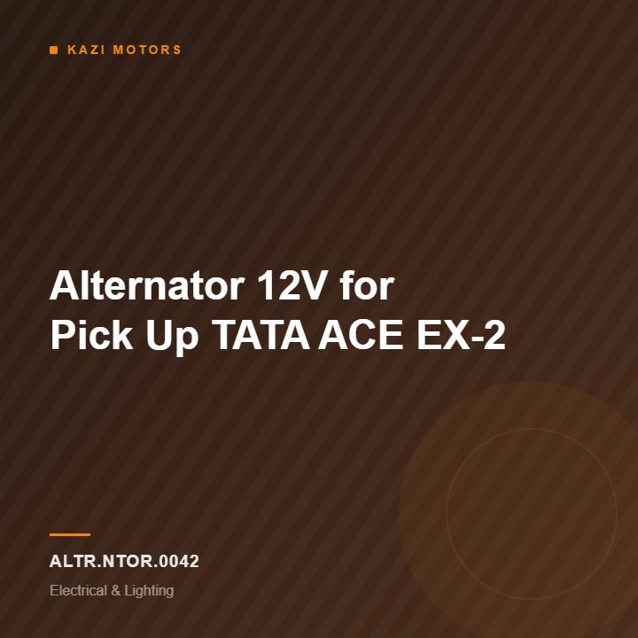Alternator 12V for Pick Up TATA  ACE EX-2