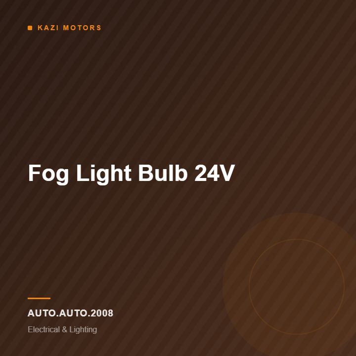Fog Light Bulb 24V