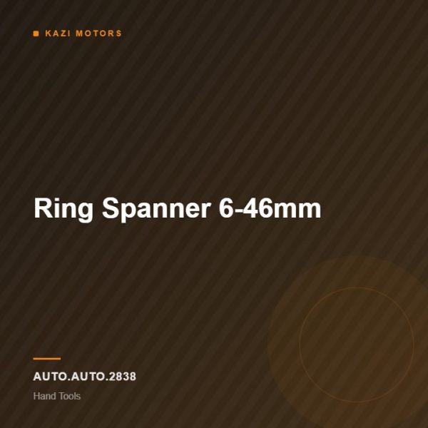 Ring Spanner 6-46mm