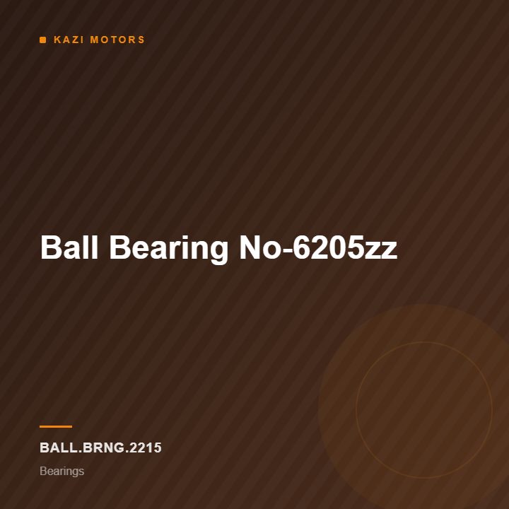 Ball Bearing No-6205zz