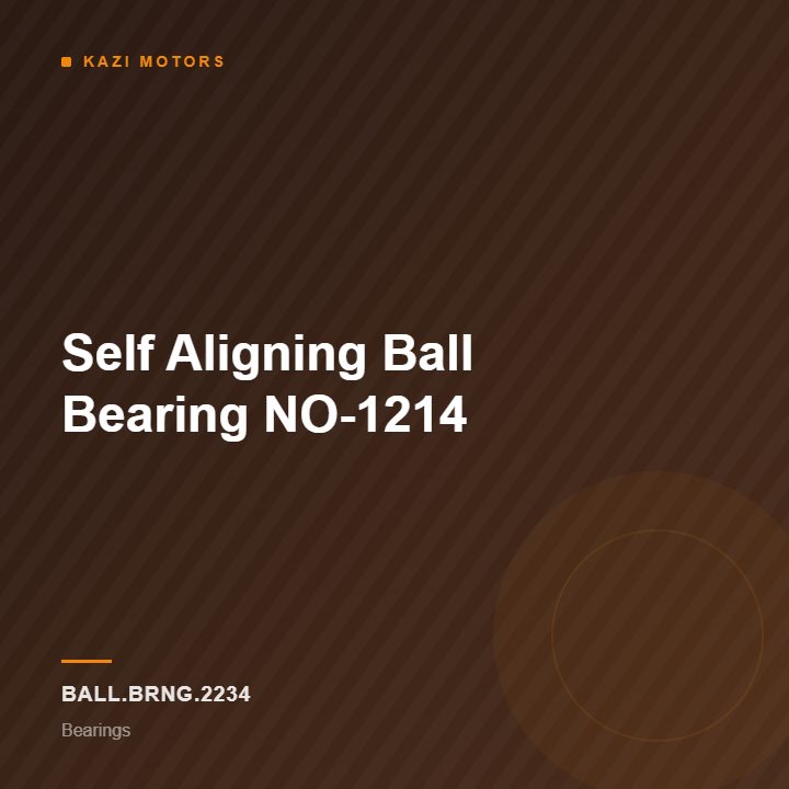 km-ball-brng-2234 Self Aligning Ball Bearing NO-1214