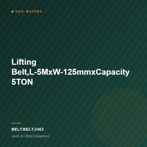 Lifting Belt,L-5MxW-125mmxCapacity 5TON