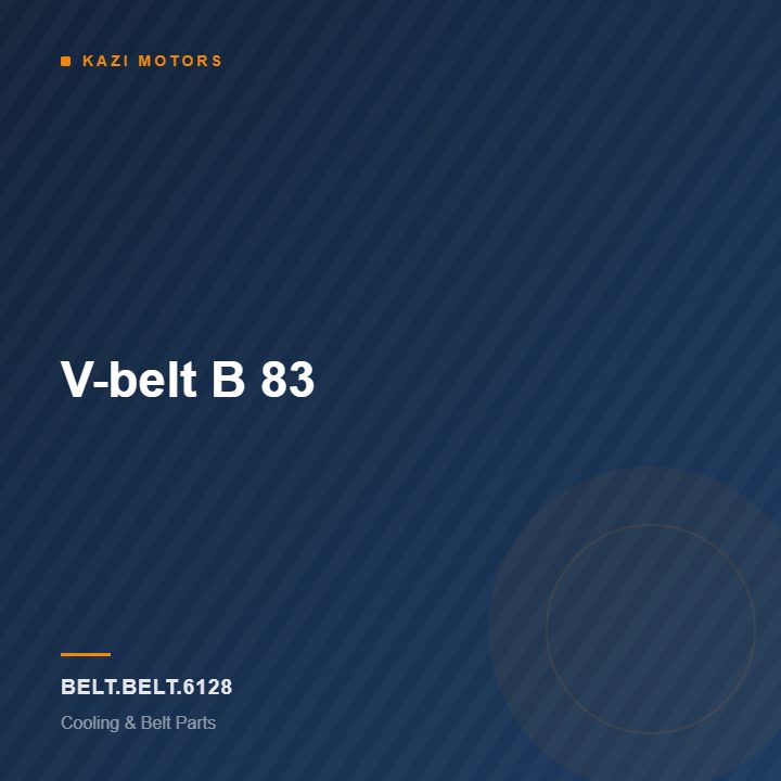 V-belt B 83