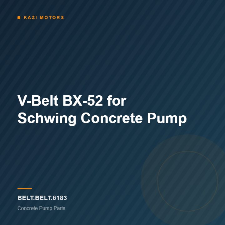V-Belt BX-52 for Schwing Concrete Pump