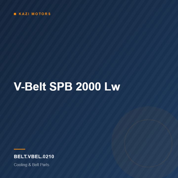 km-belt-vbel-0210 V-Belt SPB 2000 Lw