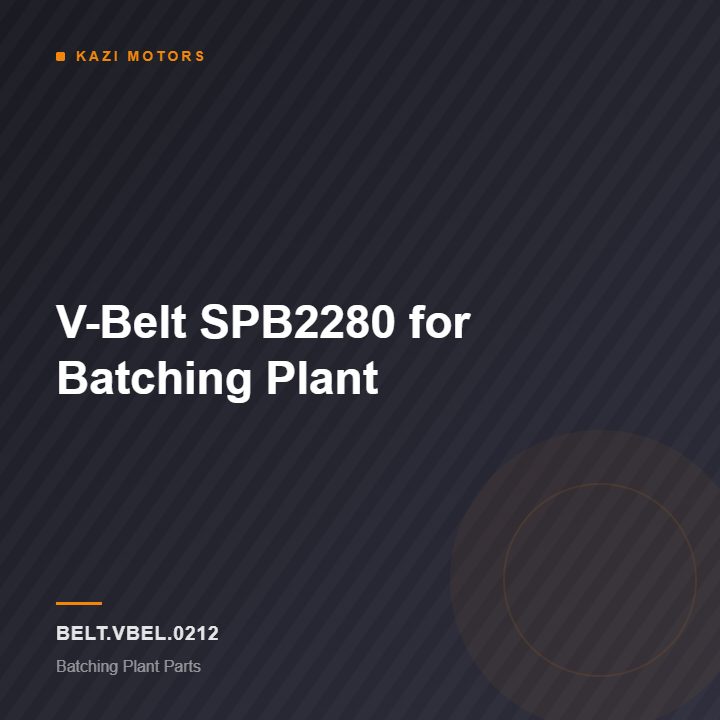 V-Belt SPB2280 for Batching Plant
