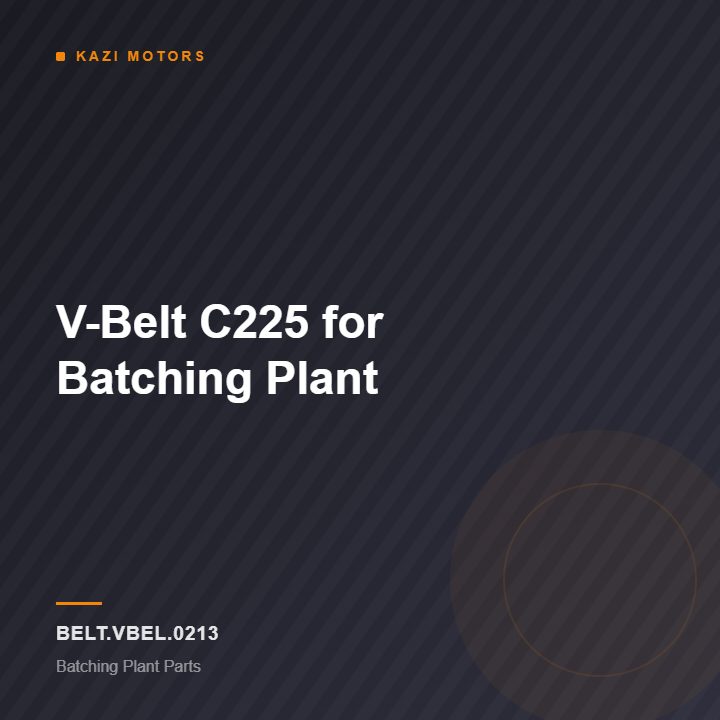 V-Belt C225 for Batching Plant