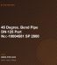 45 Degree. Bend  Pipe DN-125 Part No:-10004581 SP 2800