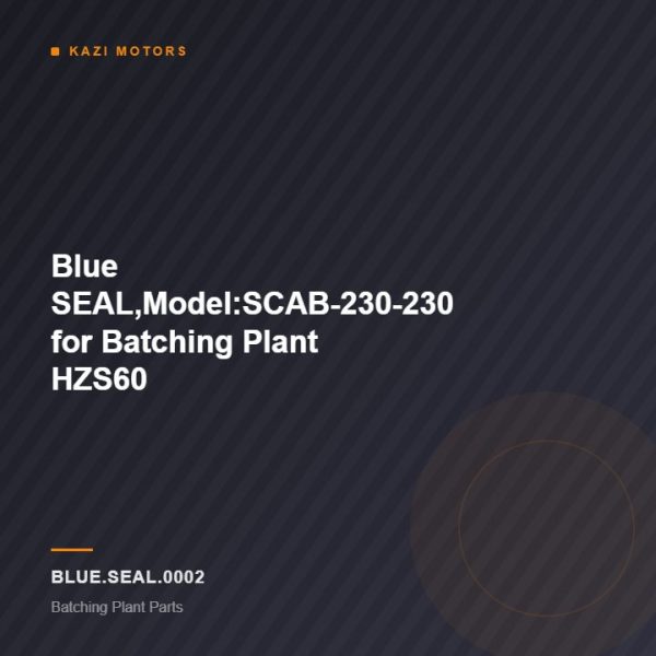 Blue SEAL,Model:SCAB-230-230 for Batching Plant HZS60