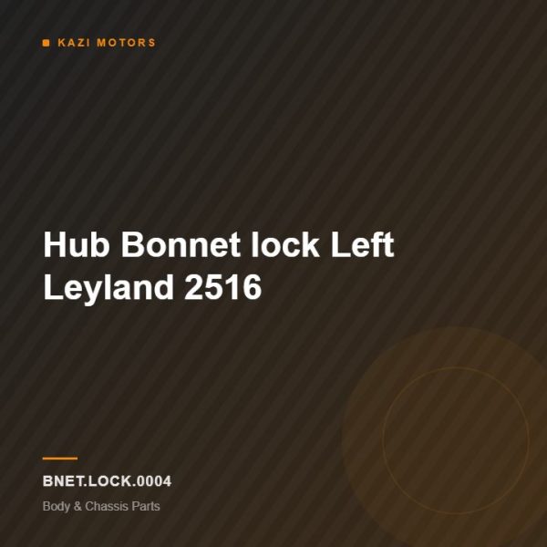 Hub Bonnet lock Left Leyland 2516