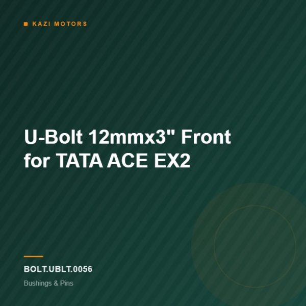 U-Bolt 12mmx3″ Front for TATA ACE EX2