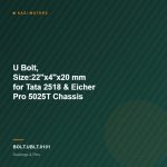 U Bolt, Size:22”x4”x20 mm for Tata 2518 & Eicher Pro 5025T Chassis
