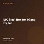 MK Steel Box for 1Gang Switch