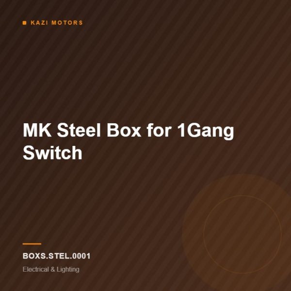 MK Steel Box for 1Gang Switch