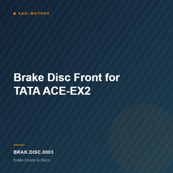 Brake Disc Front for TATA  ACE-EX2
