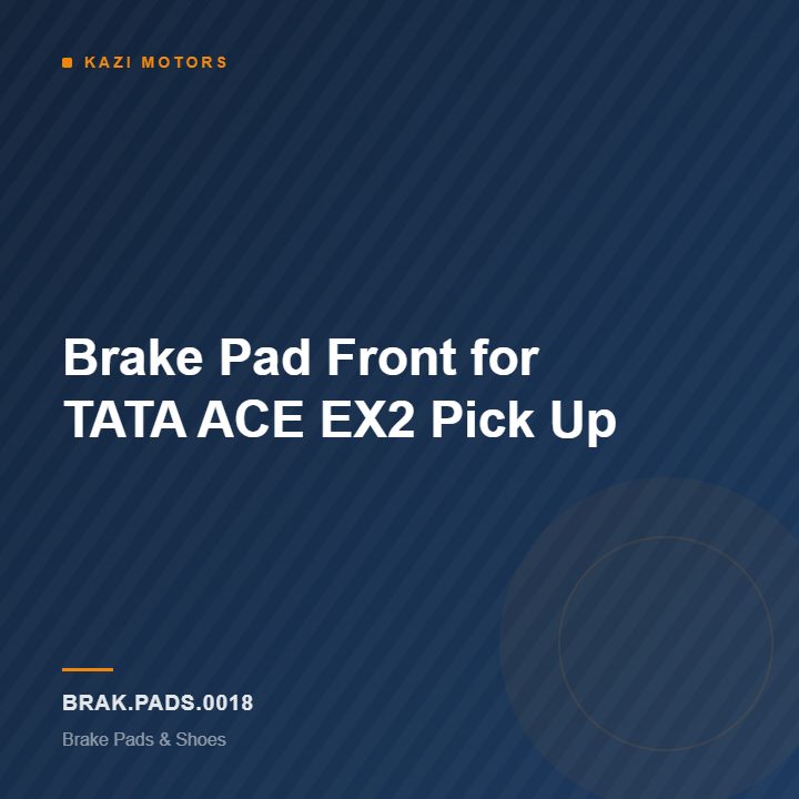 Brake Pad Front for TATA ACE EX2 Pick Up
