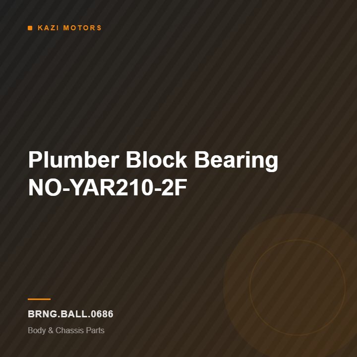 Plumber Block Bearing NO-YAR210-2F