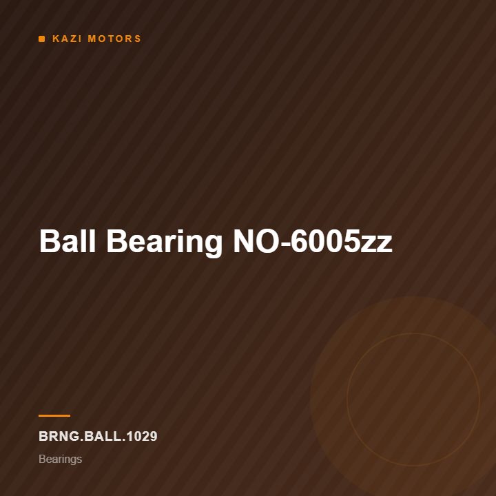 Ball Bearing NO-6005zz