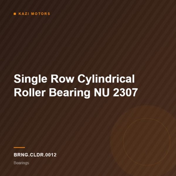 Single Row Cylindrical Roller Bearing NU 2307