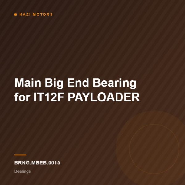Main Big End Bearing for IT12F PAYLOADER