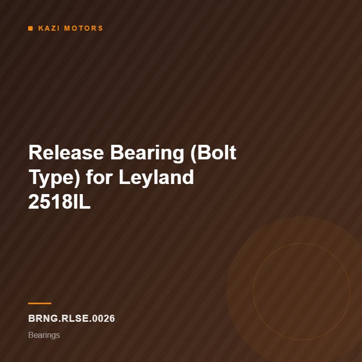 Release Bearing (Bolt Type) for Leyland 2518IL