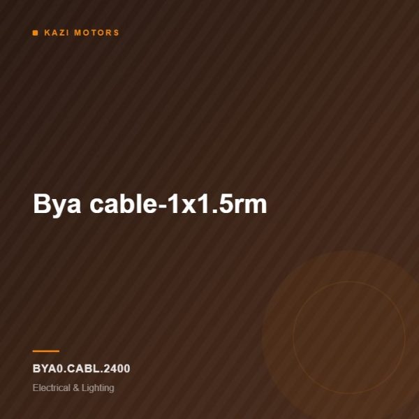 Bya cable-1×1.5rm