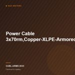 Power Cable 3x70rm,Copper-XLPE-Armored-450/750V