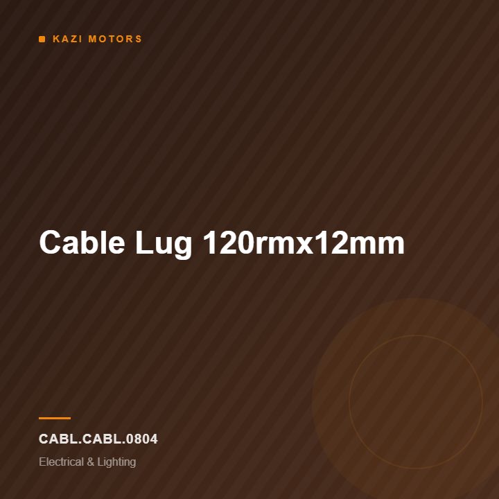 Cable Lug 120rmx12mm