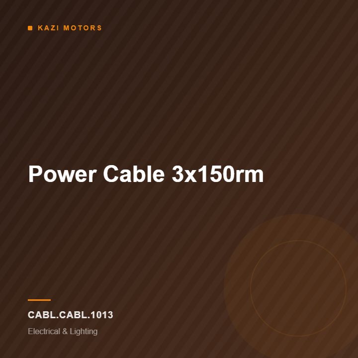 Power Cable 3x150rm