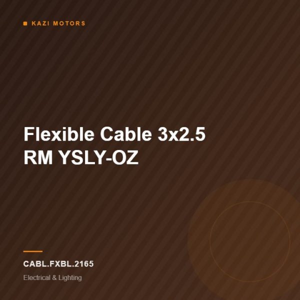 Flexible Cable 3×2.5 RM YSLY-OZ