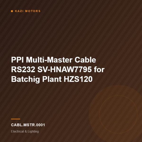 PPI Multi-Master Cable RS232 SV-HNAW7795 for Batchig Plant HZS120