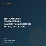 Split RAM DN200 P/N-80015086 for Concrete Pump SCHWING SP1800, 1807 & 2800