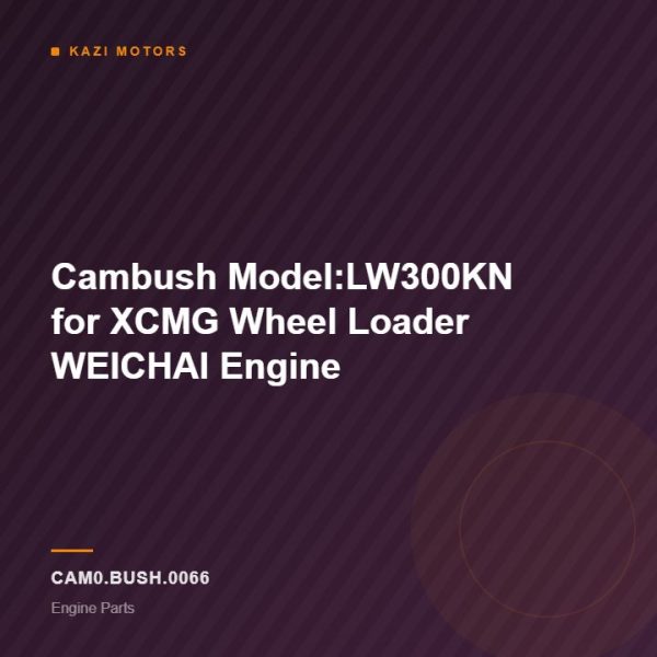 Cambush Model:LW300KN for XCMG Wheel Loader WEICHAI Engine