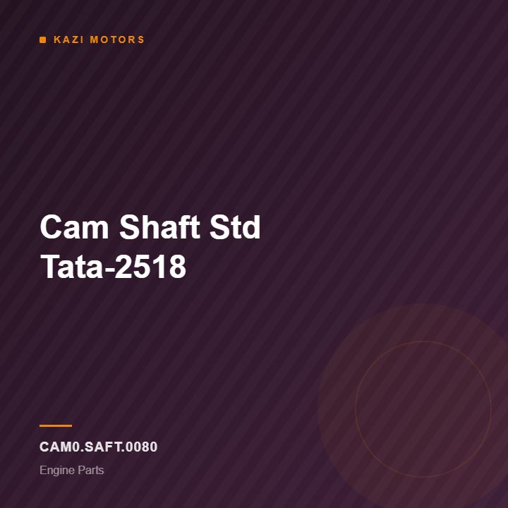 Cam Shaft Std Tata-2518