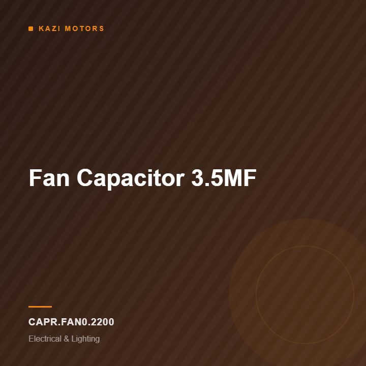 Fan Capacitor 3.5MF