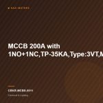 MCCB 200A with 1NO+1NC,TP-35KA,Type:3VT,Make:Siemens
