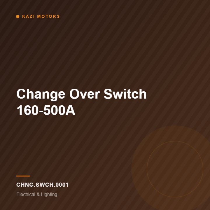 Change Over Switch 160-500A
