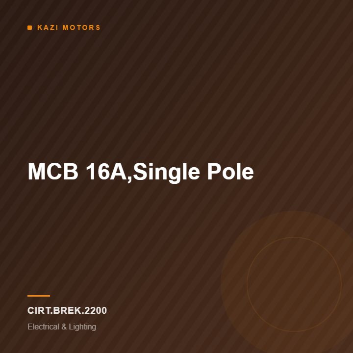 MCB 16A,Single Pole