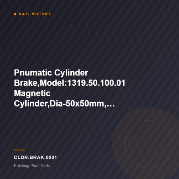 Pnumatic Cylinder Brake,Model:1319.50.100.01 Magnetic Cylinder,Dia-50x50mm,Stoke100 for Batching Plant-STAR 70SH