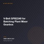 V-Belt SPB2240 for Batching Plant Mixer Gearbox