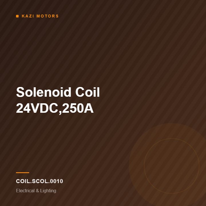 Solenoid Coil 24VDC,250A