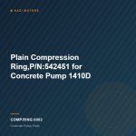 Plain Compression Ring,P/N:542451 for Concrete Pump 1410D