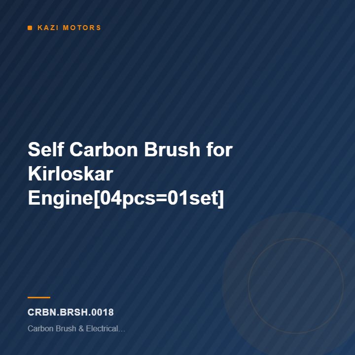 Self Carbon Brush for Kirloskar Engine[04pcs=01set]