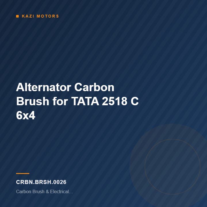 Alternator Carbon Brush for TATA 2518 C 6×4